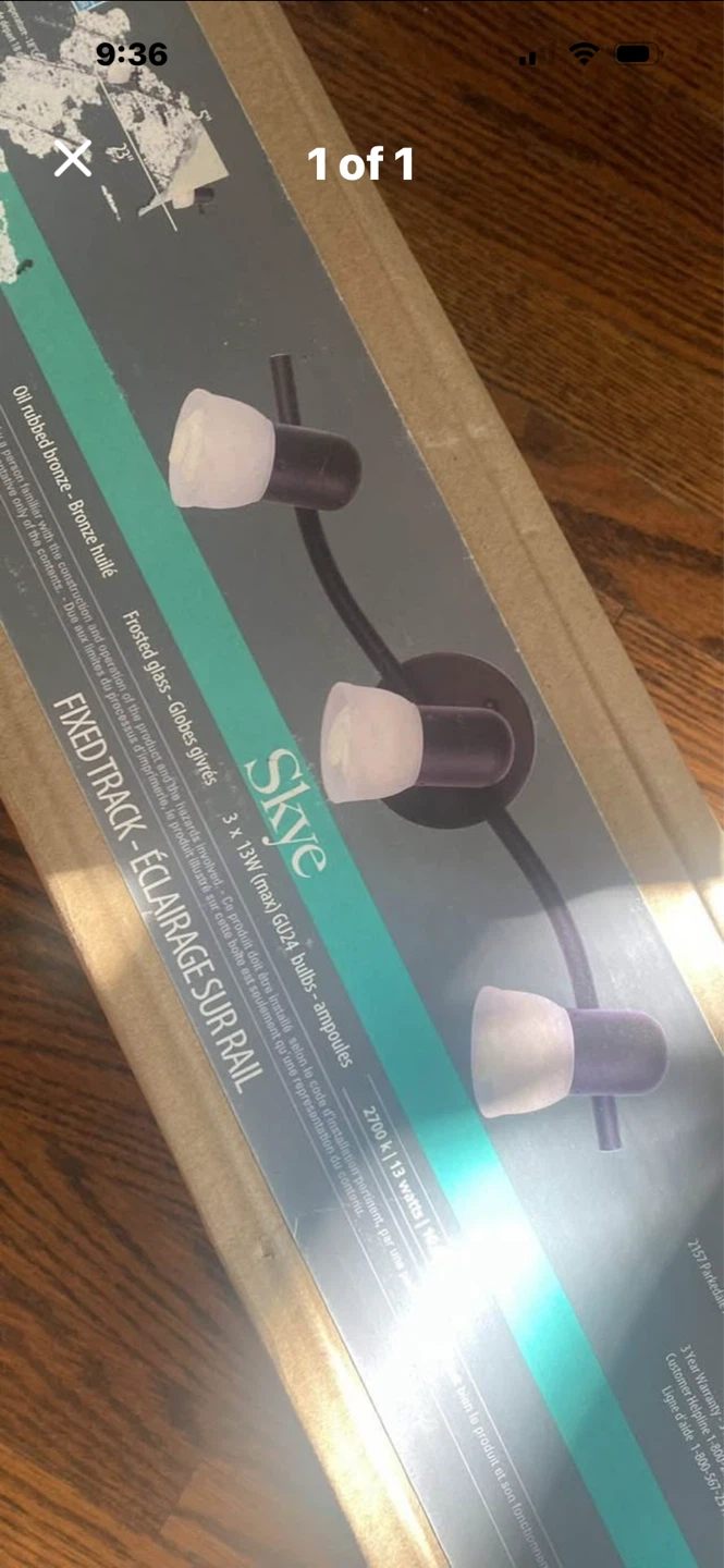 Skye Oil Rubbed Bronze Fixed Track Light