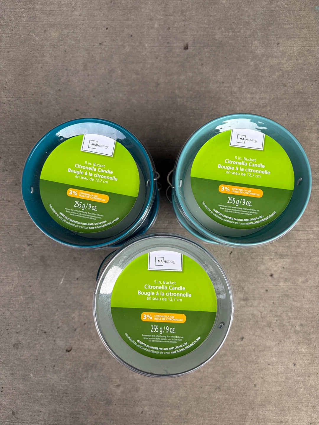 Mainstays 5 in. Bucket Citronella Candles - photo 2