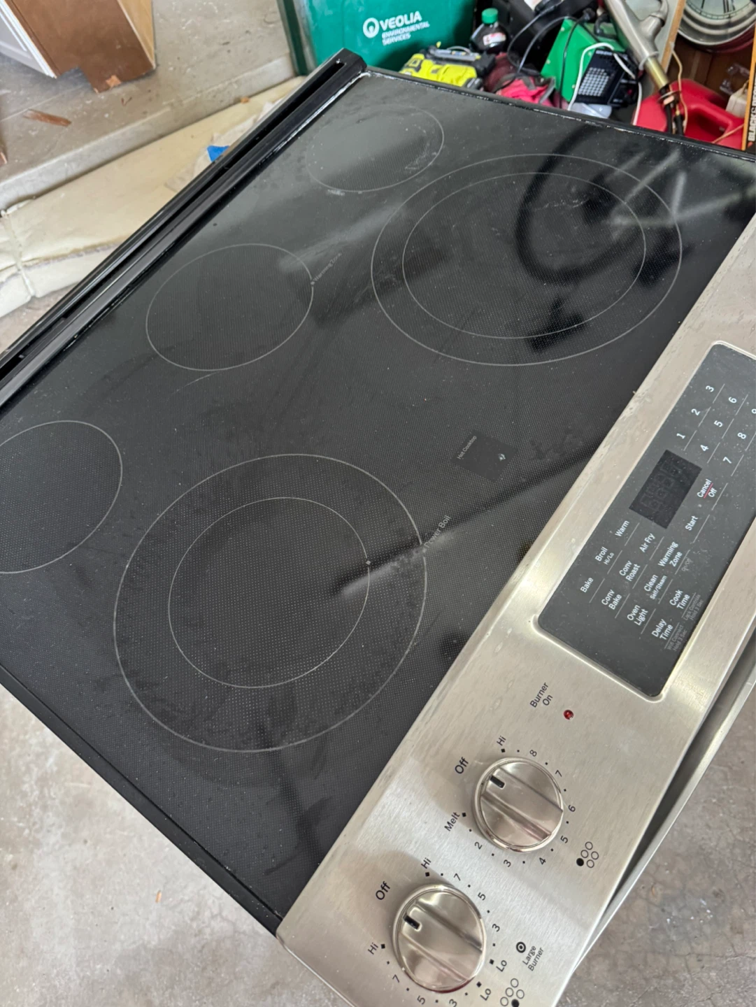 GE Stainless Steel Electric Range Oven - photo 2