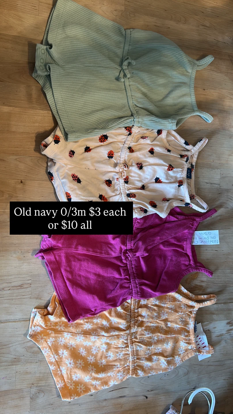 Old Navy Baby Rompers (0-3m) - Lot of 4