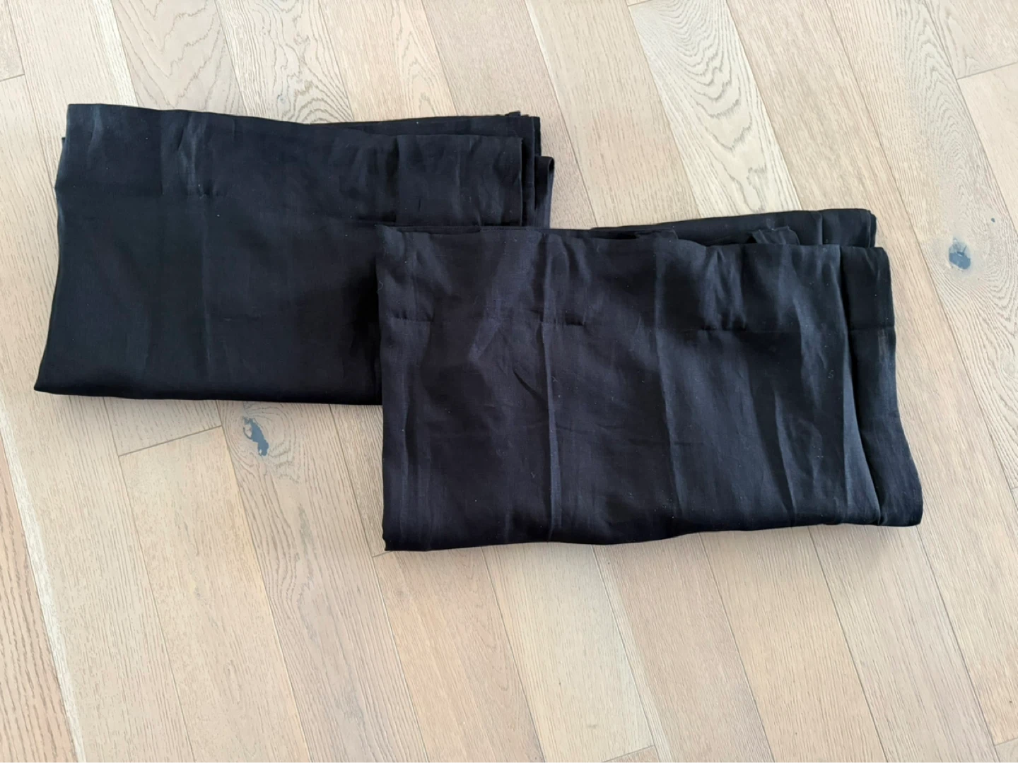 Black Linen Curtains - 45” x 108” - 2 sets avail - $100 per set - photo 4