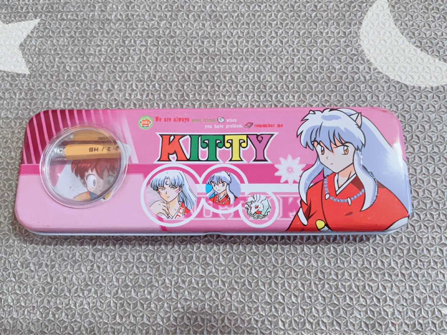 Kitty Pencil Case with Anime Character Design