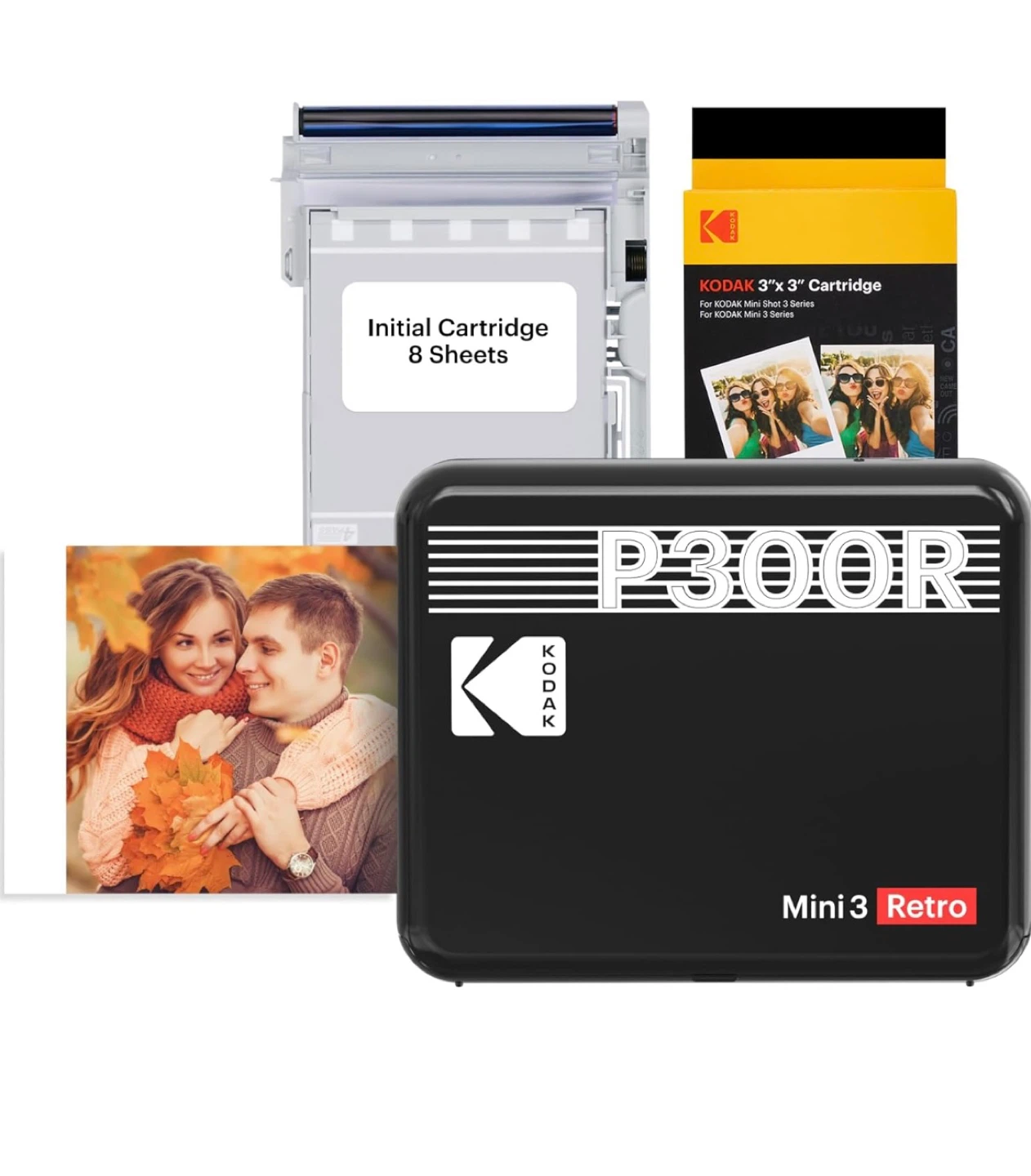 Kodak Mini 3 Retro Photo Printer P300R - photo 3