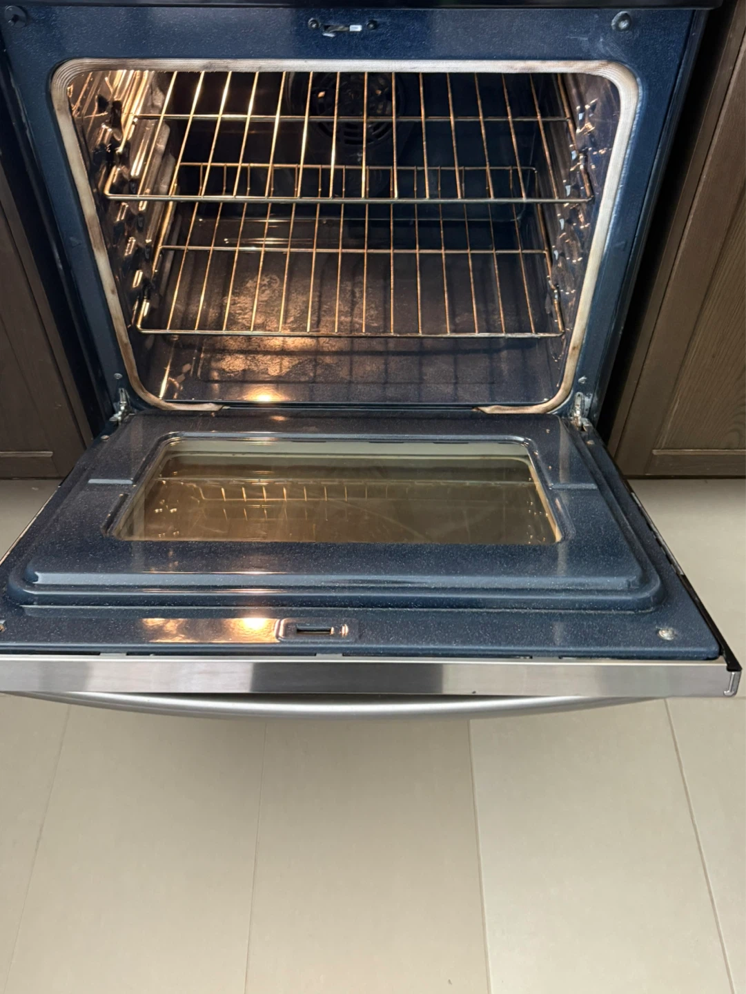 Stainless Steel Electric Range with Warming Center - photo 4