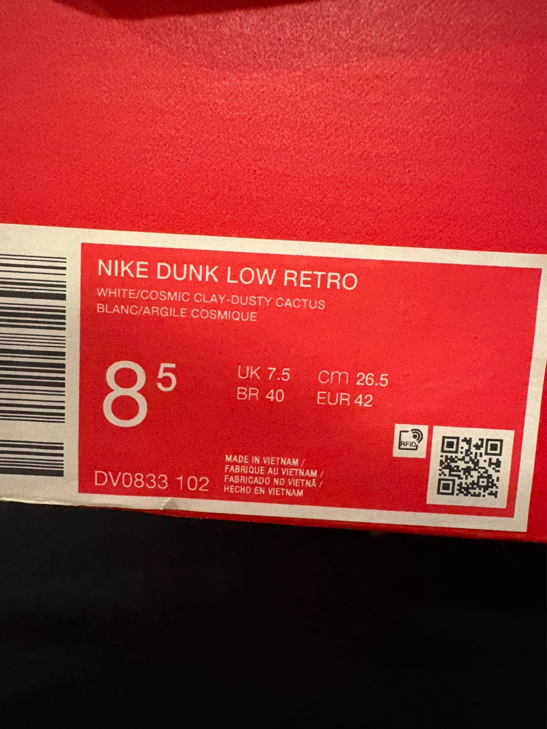 Nike Dunk Low Retro "Cactus" Sneakers Size US 8.5 - photo 5