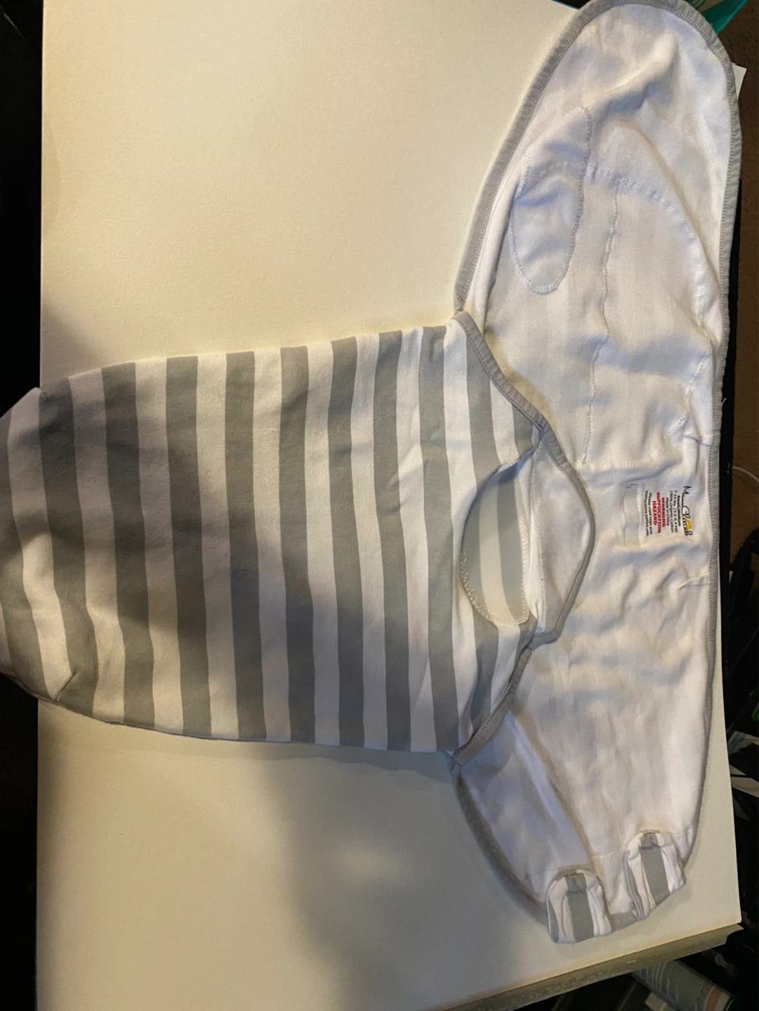 Mama Cheetahs Swaddle Organic Cotton White Arrow - $2 for BOTH - photo 4
