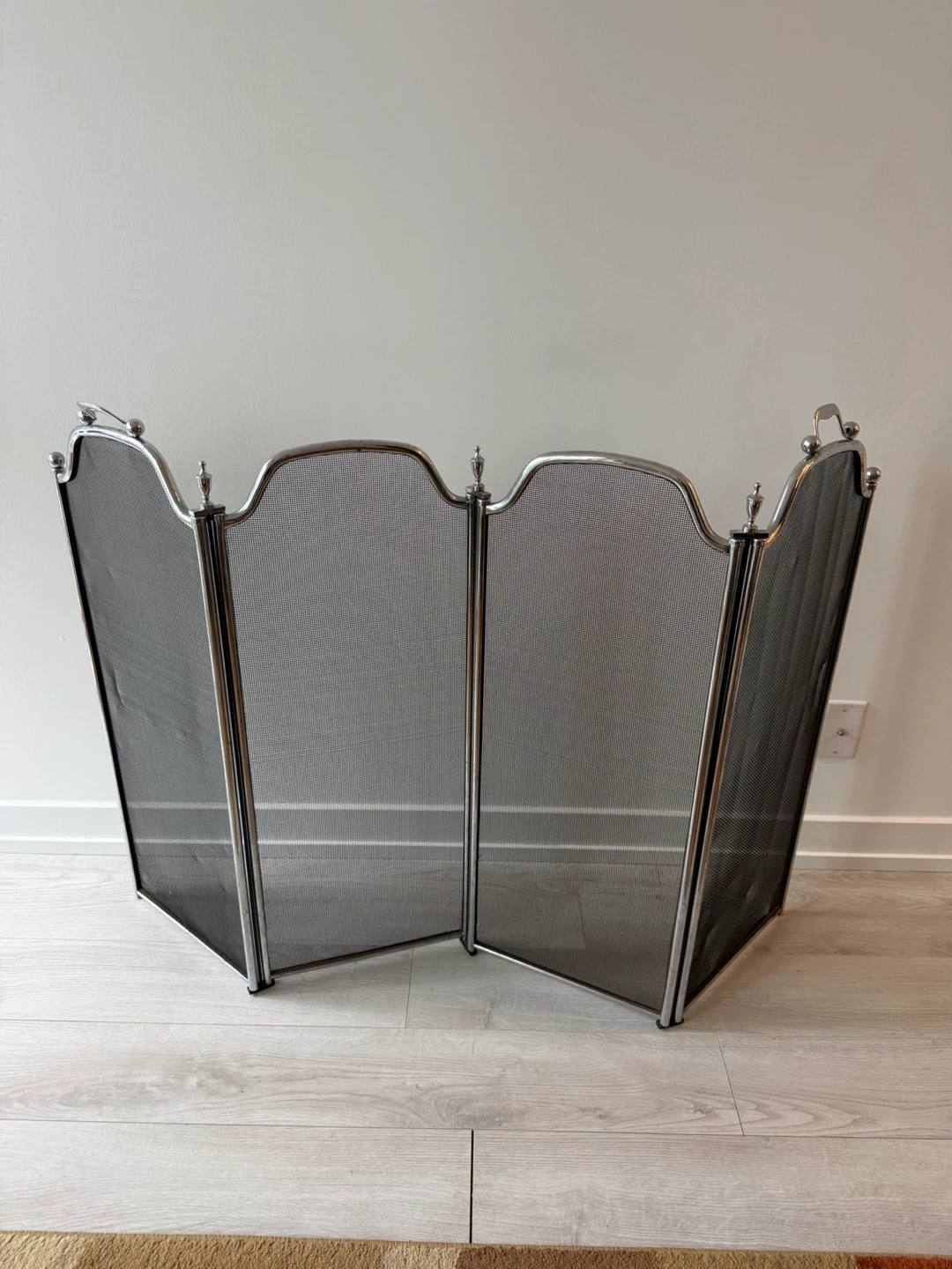 Folding Fireplace Screen