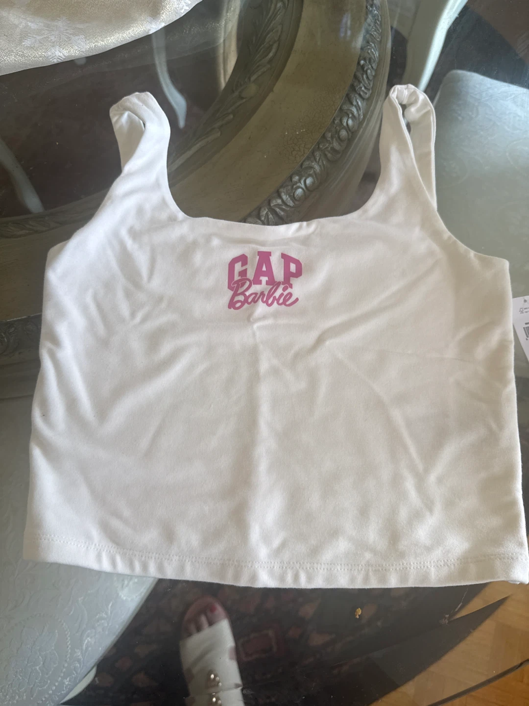 Gap x Barbie White Tank Top