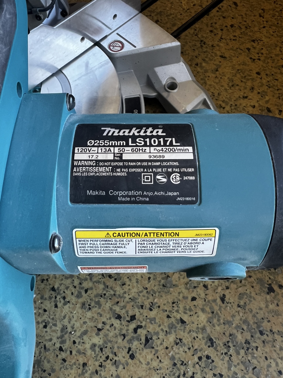Makita LS1017L 10" Sliding Compound Miter Saw - photo 2