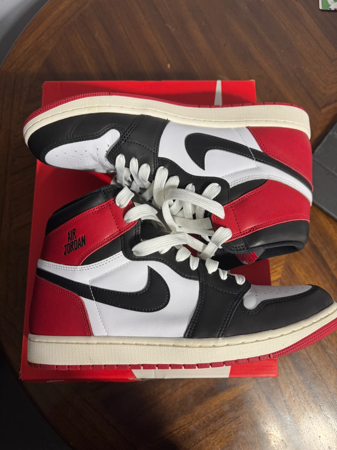 Air Jordan 1 High OG Black Toe Reimagined Size 13 - photo 3