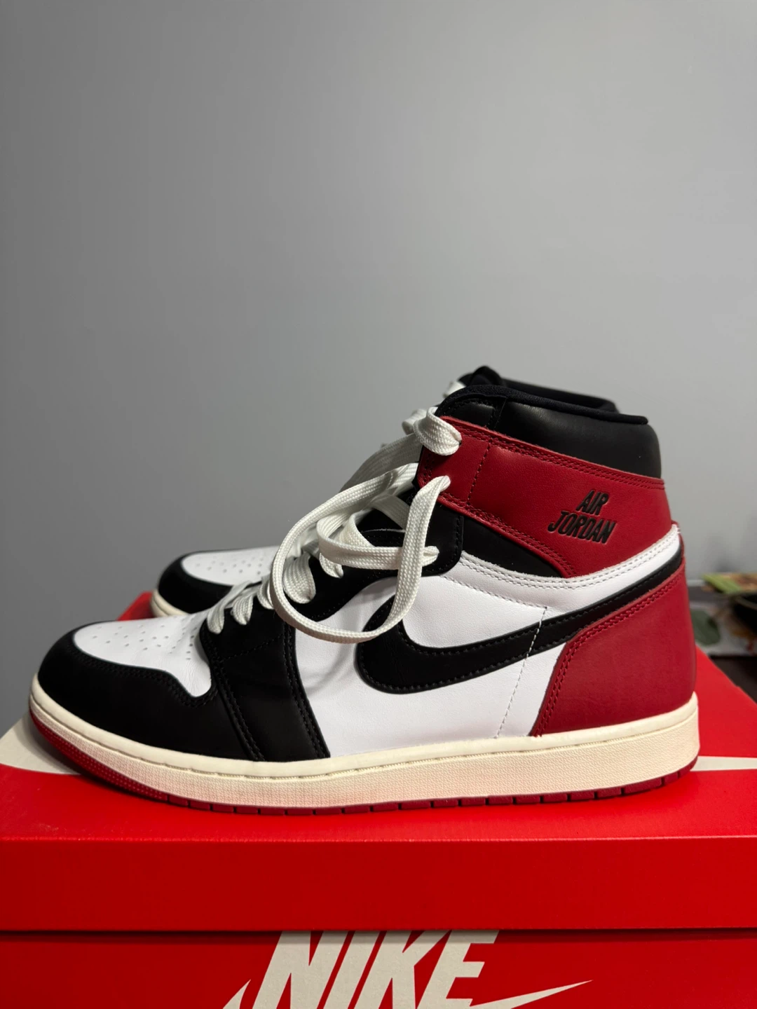 Air Jordan 1 High OG Black Toe Reimagined Size 13