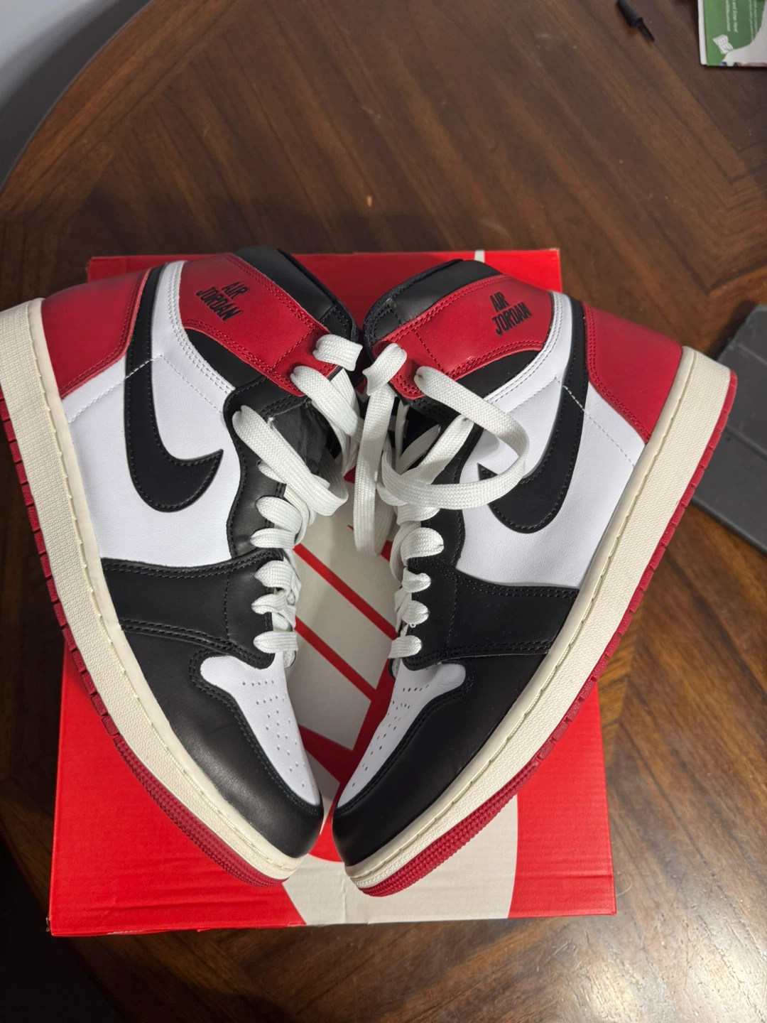Air Jordan 1 High OG Black Toe Reimagined Size 13 - photo 4