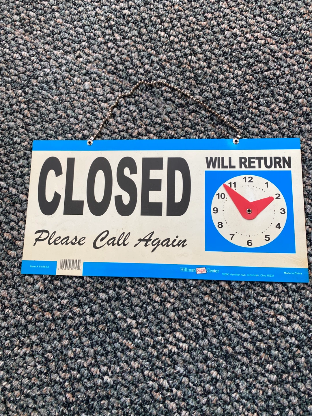 OPEN/ CLOSED SIGN - photo 2