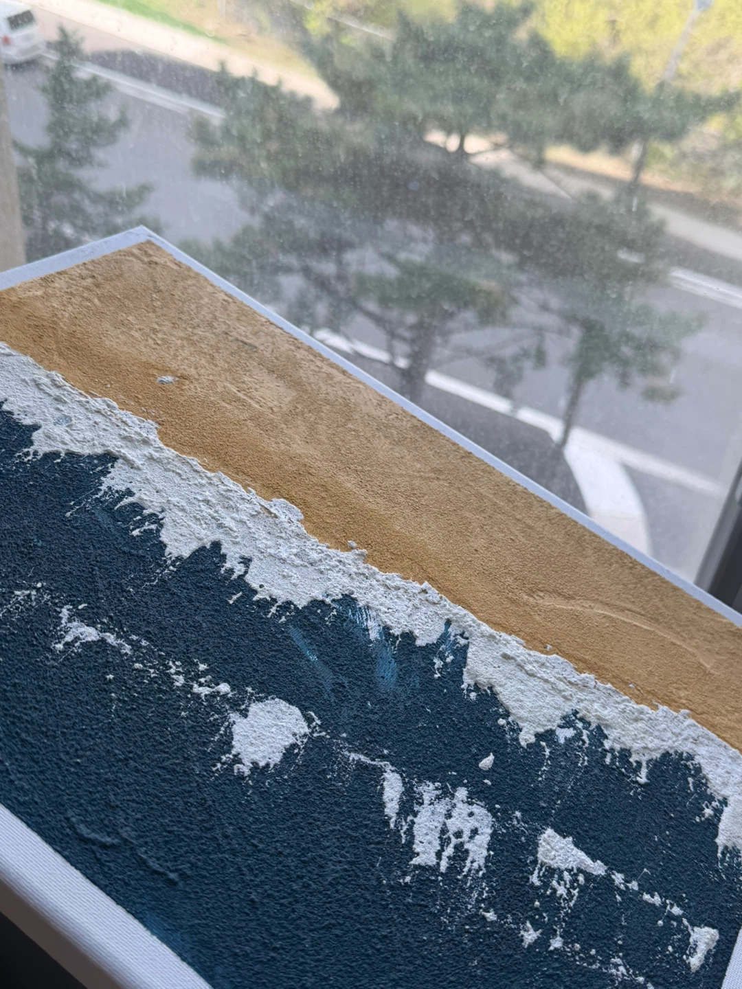 Textured Beach Scene Canvas Art - photo 2