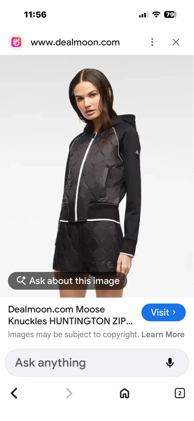 Moose Knuckles Huntington Zip Hoodie Jacket