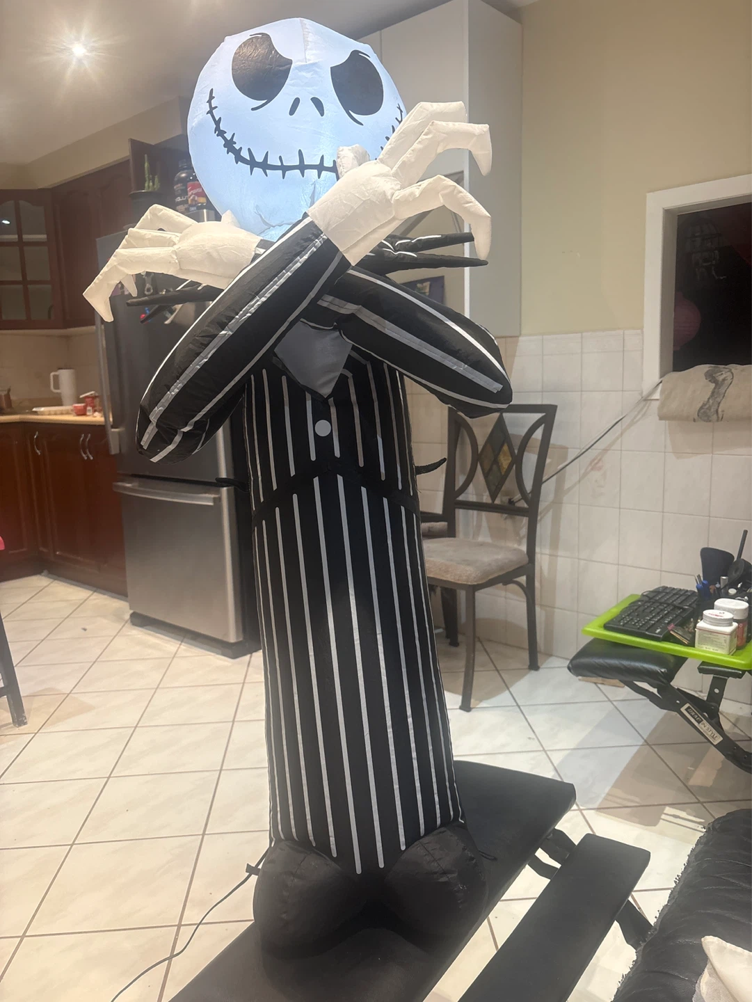 Inflatable Jack Skellington Decoration