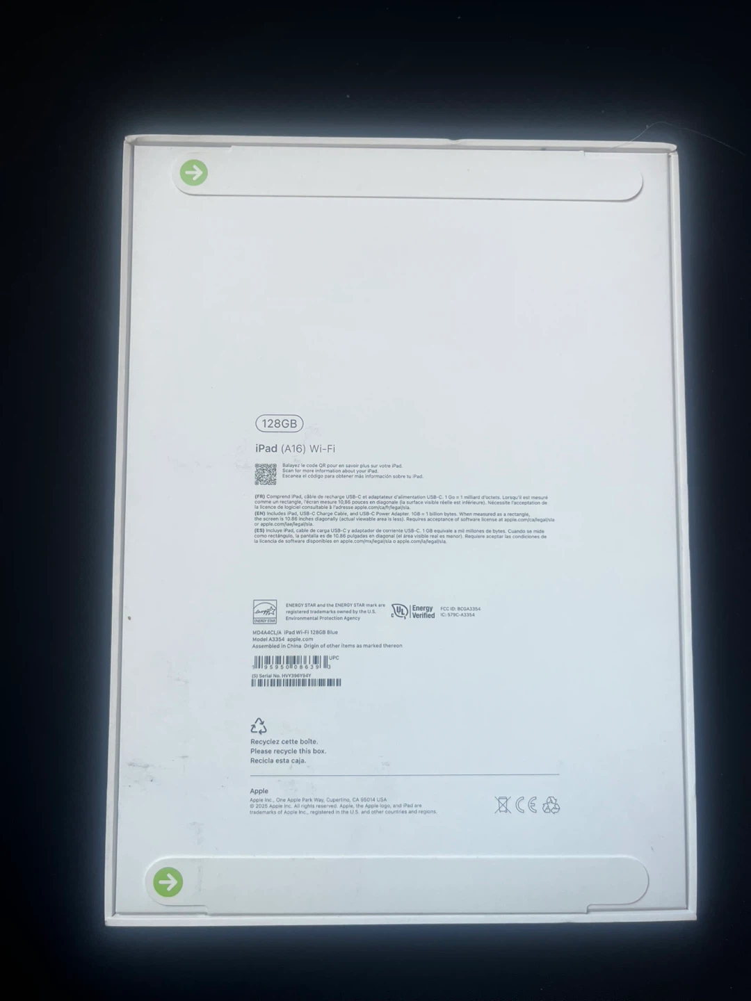 New Apple iPad (A16) Wi-Fi 128GB Blue - photo 2