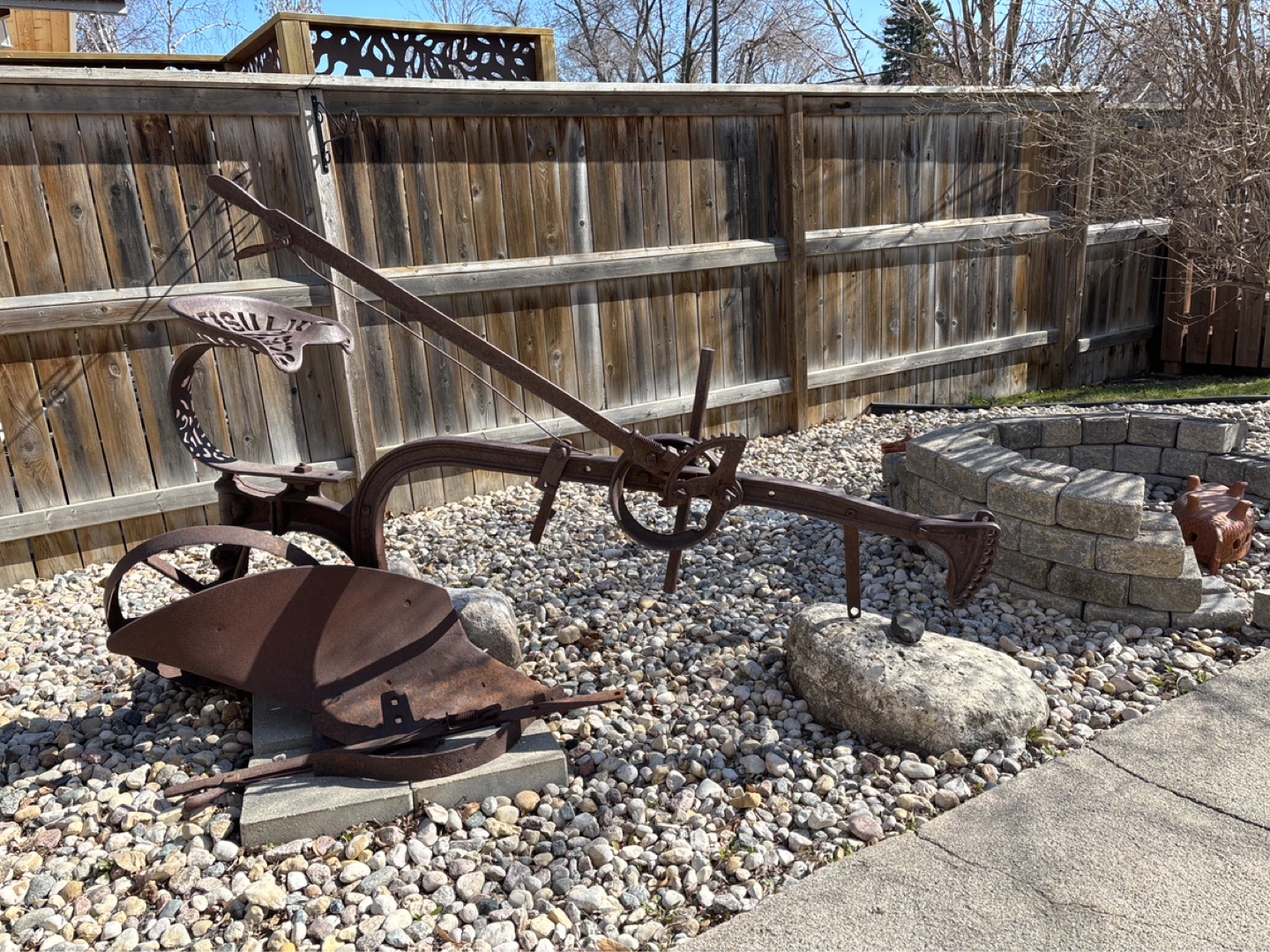 Antique Horse-Drawn Plow
