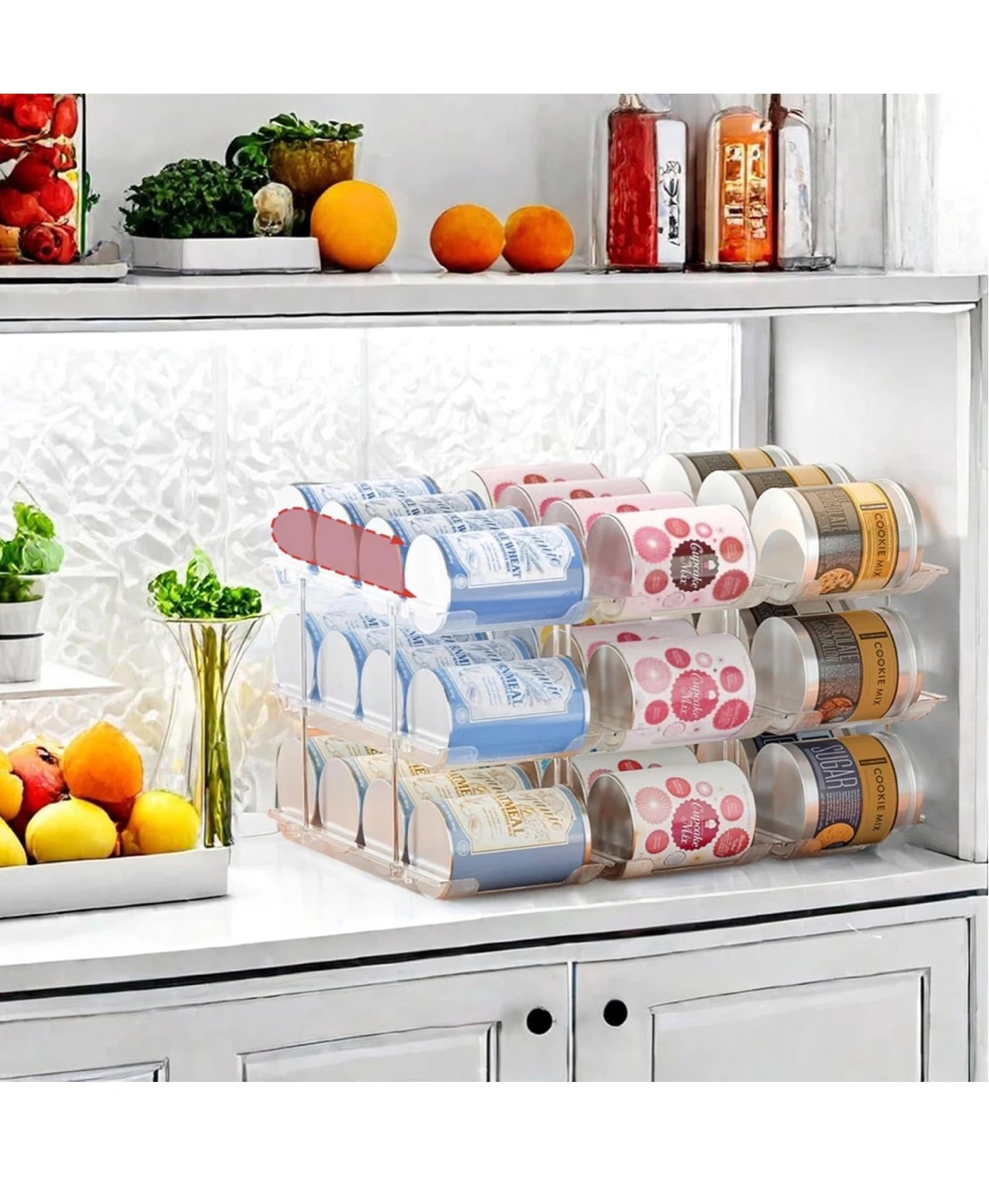 Attelite 3-Pack 3-Tier Can Storage Organizer T3C - photo 2