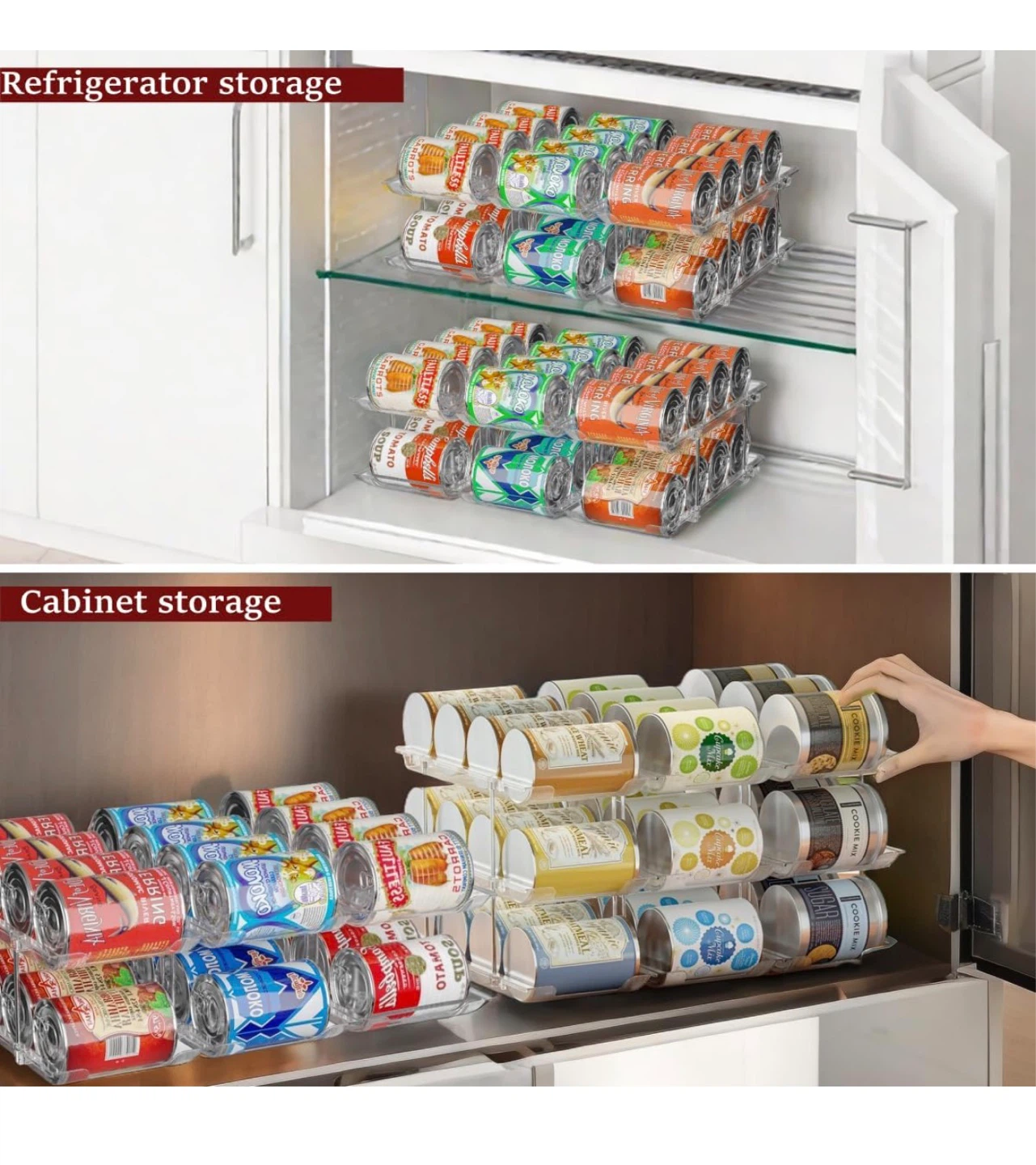 Attelite 3-Pack 3-Tier Can Storage Organizer T3C - photo 5