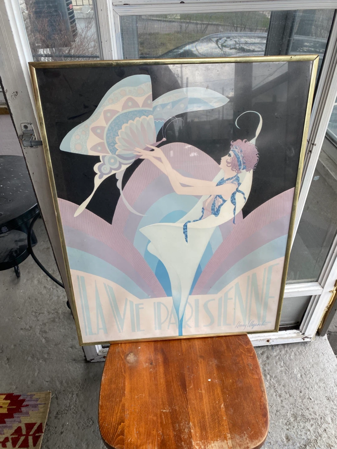 Vintage/Collectable La Vie Parisienne - Framed Picture/Print