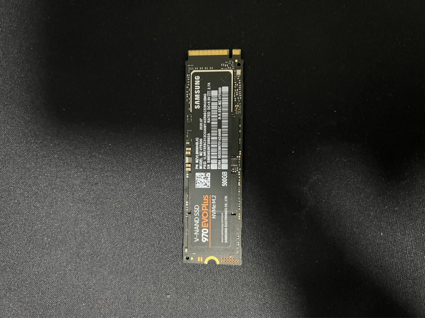 500GB Samsung 970 EVO Plus SSD