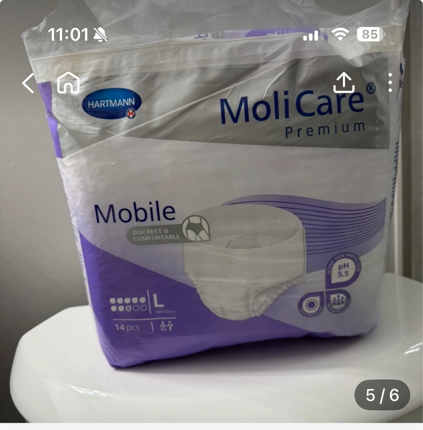 MoliCare Premium Mobile Incontinence Pants - Size L - photo 3