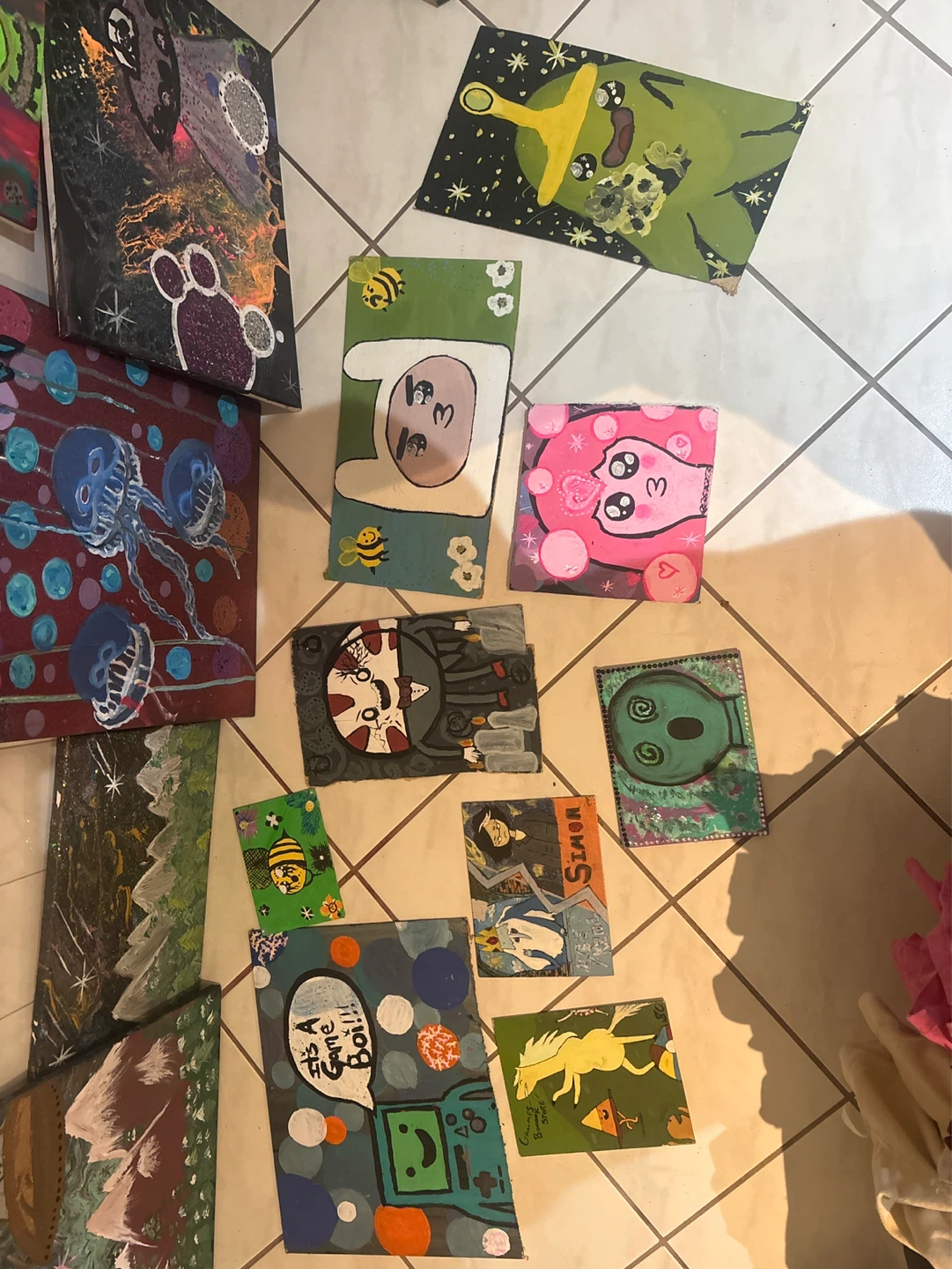 Adventure Time paintings