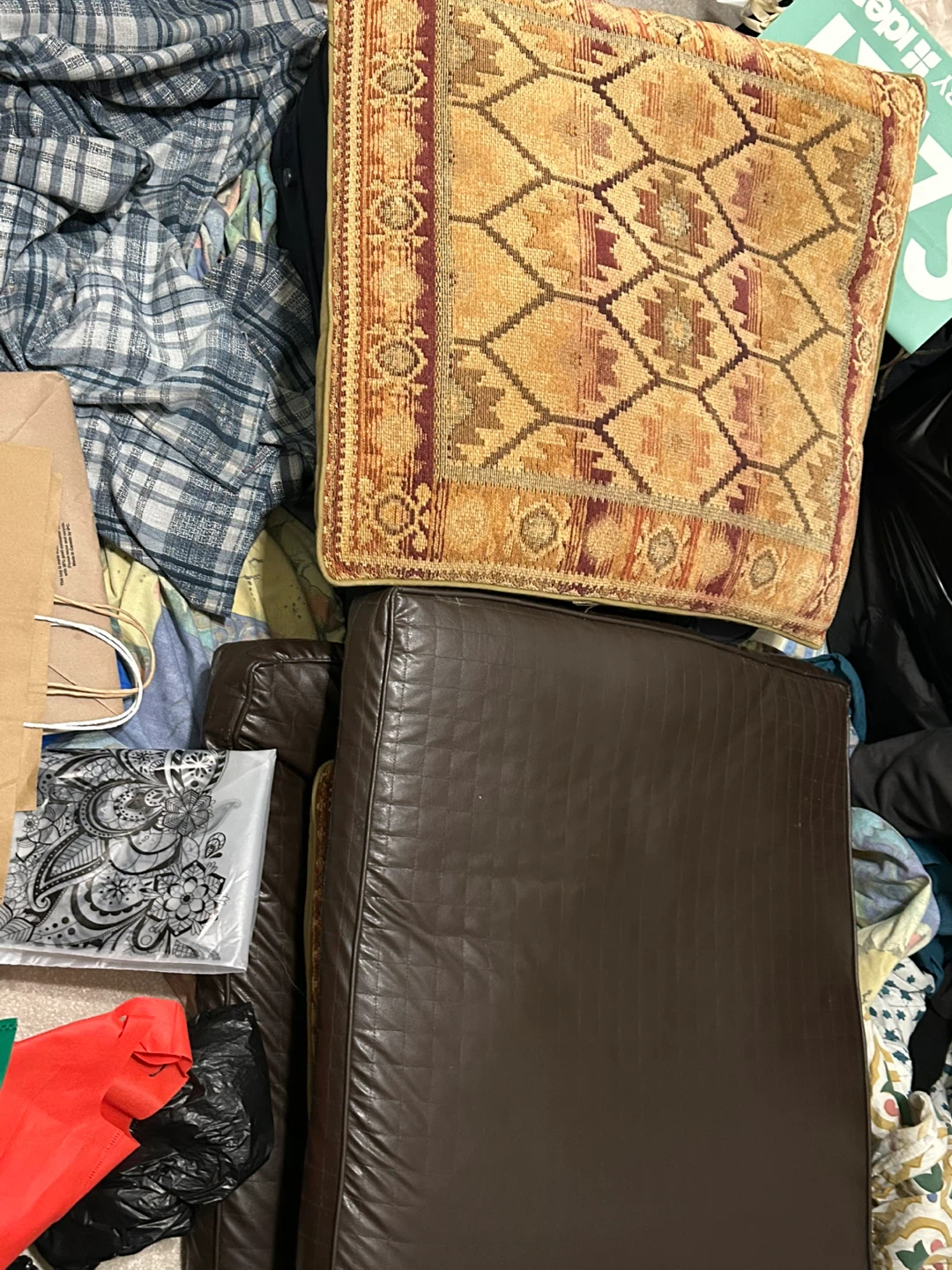 Four Decorative Throw Pillows
