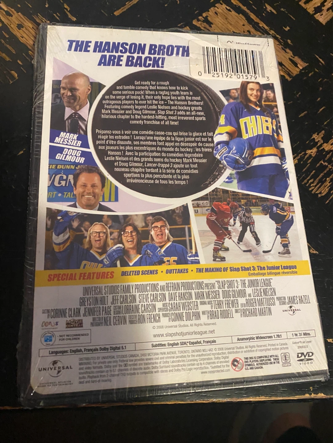 Movie - Slap Shot 3: The Junior League DVD - photo 2