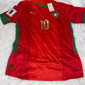 Puma Morocco National Team Football Jersey - Red/Green Size M