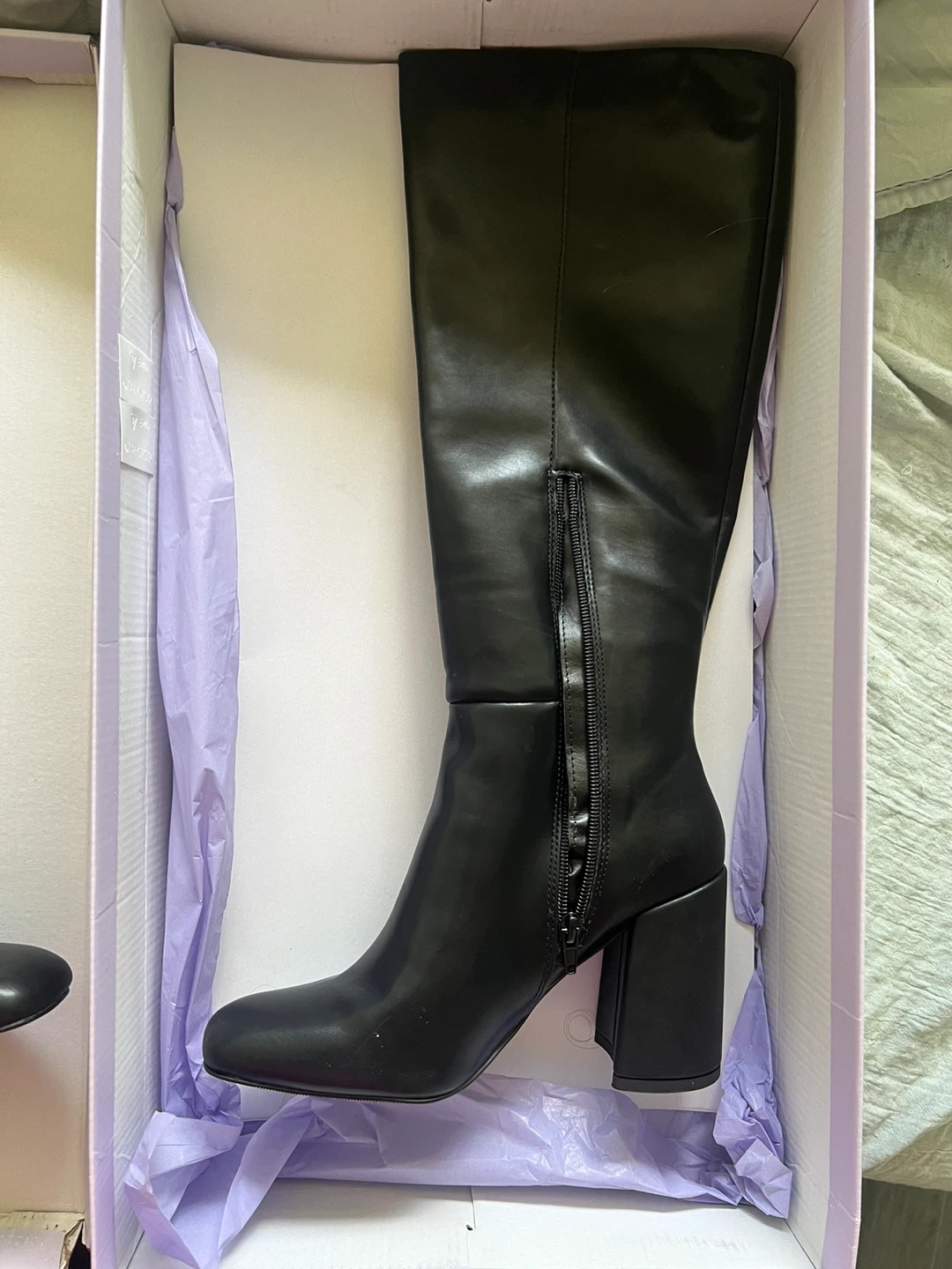 Madden Girl Black Knee-High Boots - photo 4