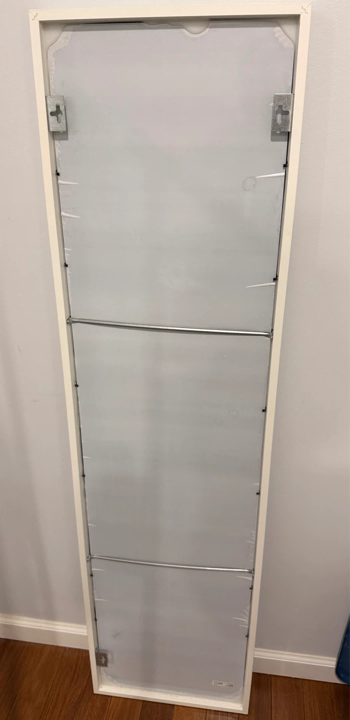 IKEA NISSEDAL Mirror, White, 15 3/4x59" - photo 3