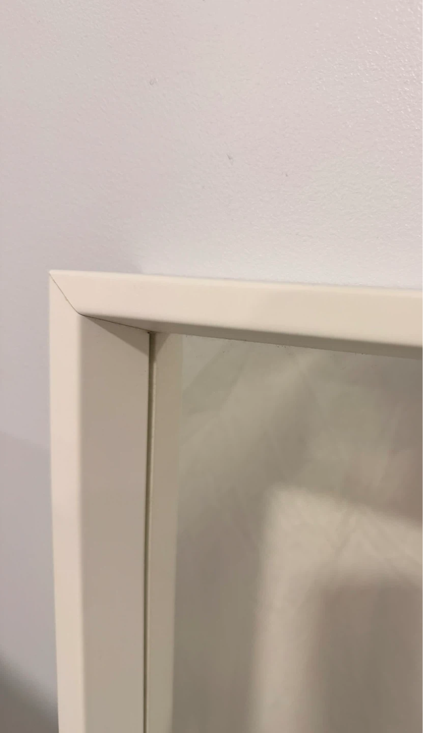 IKEA NISSEDAL Mirror, White, 15 3/4x59"