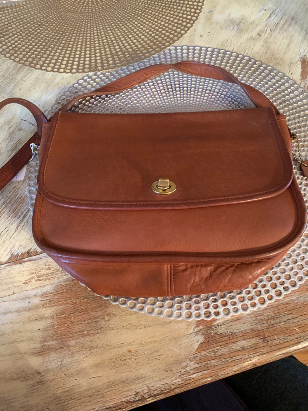 Coach Leather Crossbody Bag
