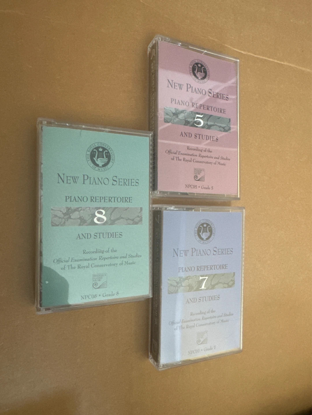 Royal Conservatory New Piano Series Cassettes - Grades 5, 7, 8