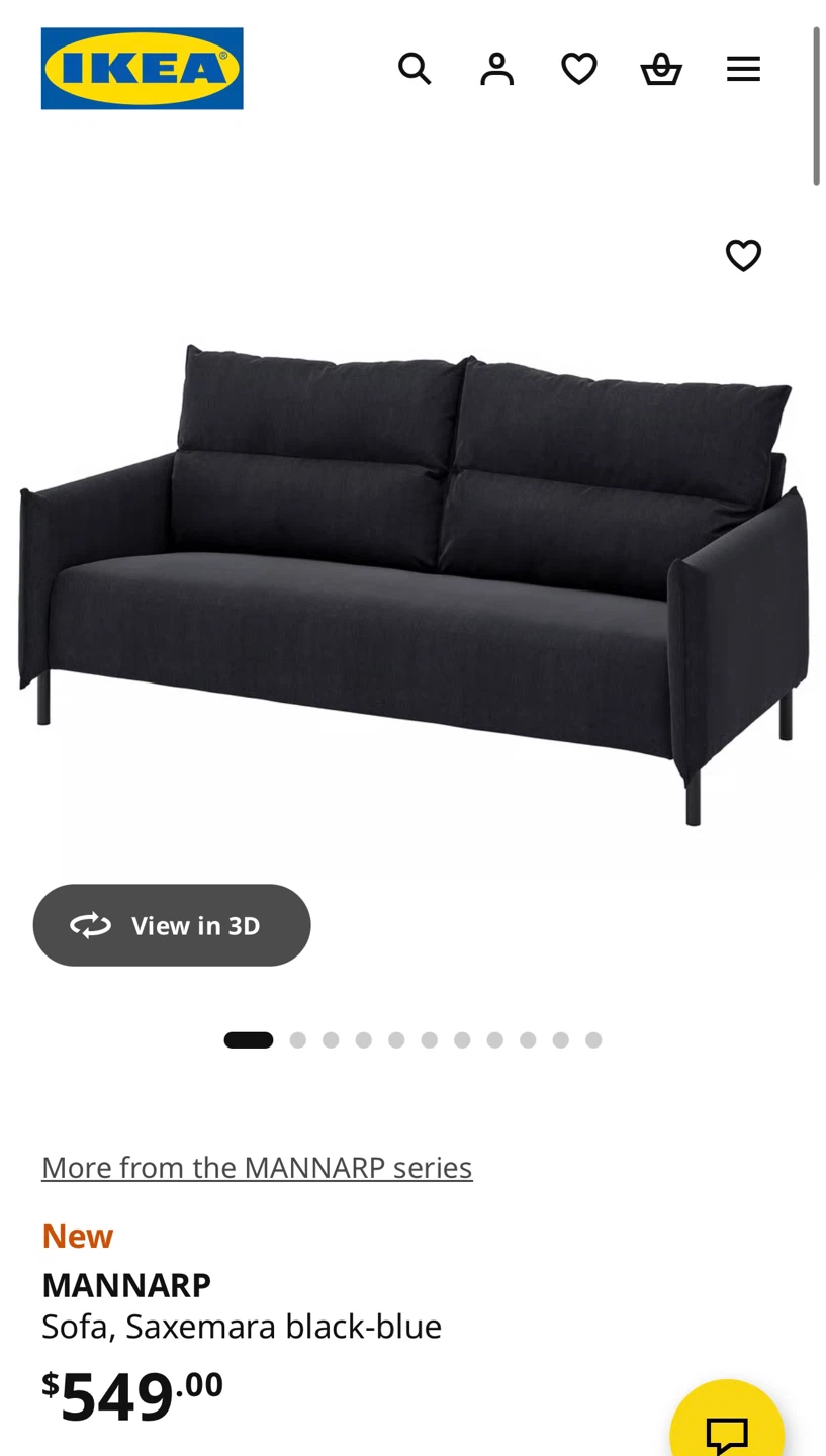 IKEA MANNARP Sofa - photo 3