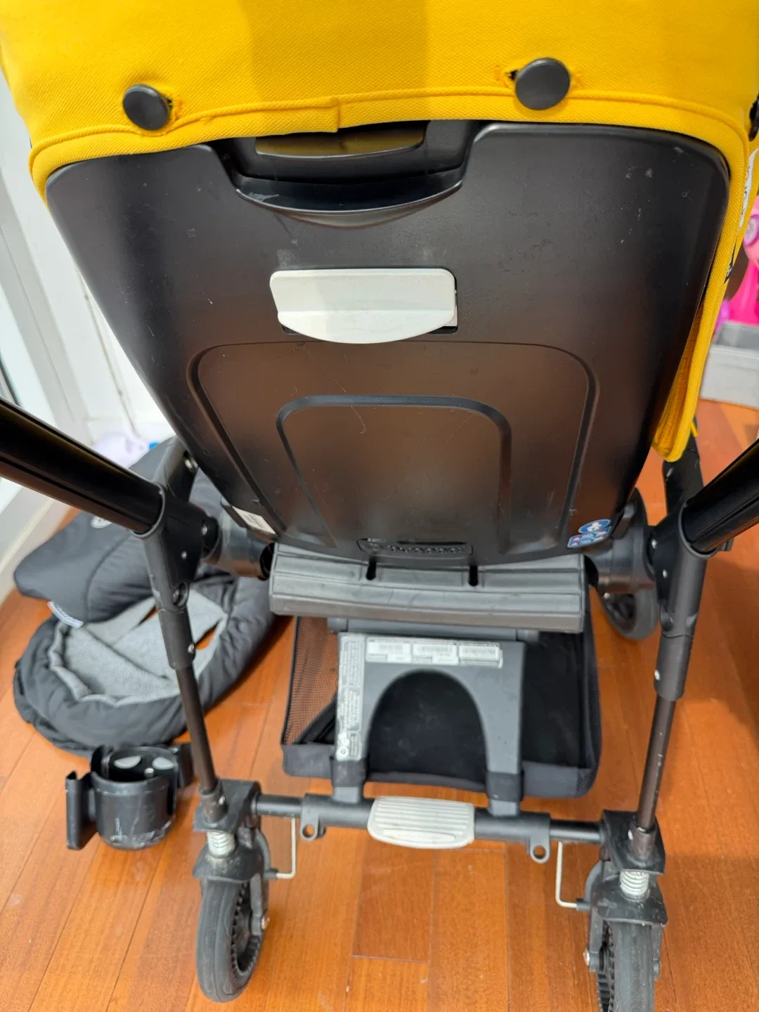 Bugaboo Donkey Stroller Seat & Footmuff - Yellow/Black - photo 3