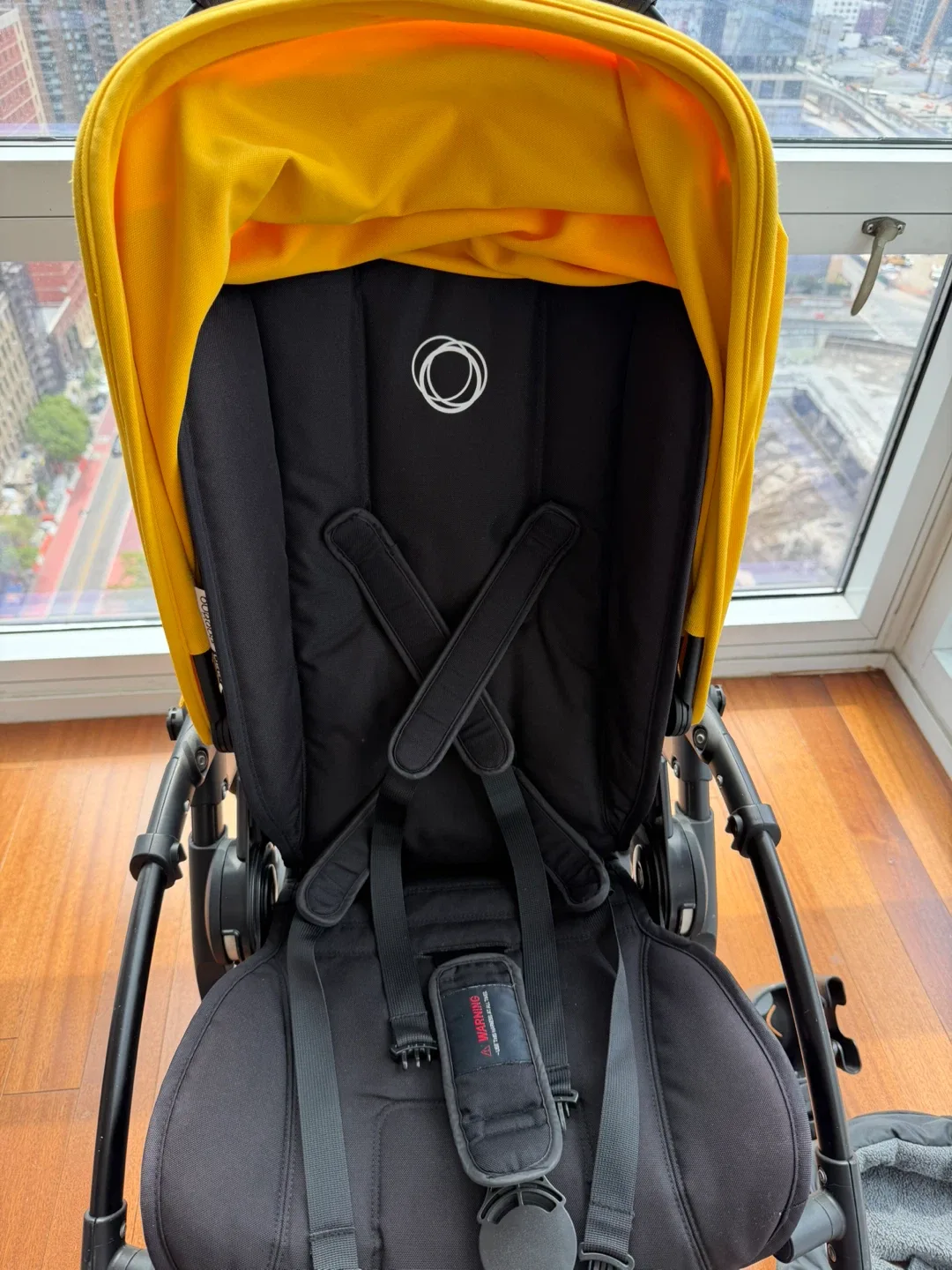 Bugaboo Donkey Stroller Seat & Footmuff - Yellow/Black - photo 2