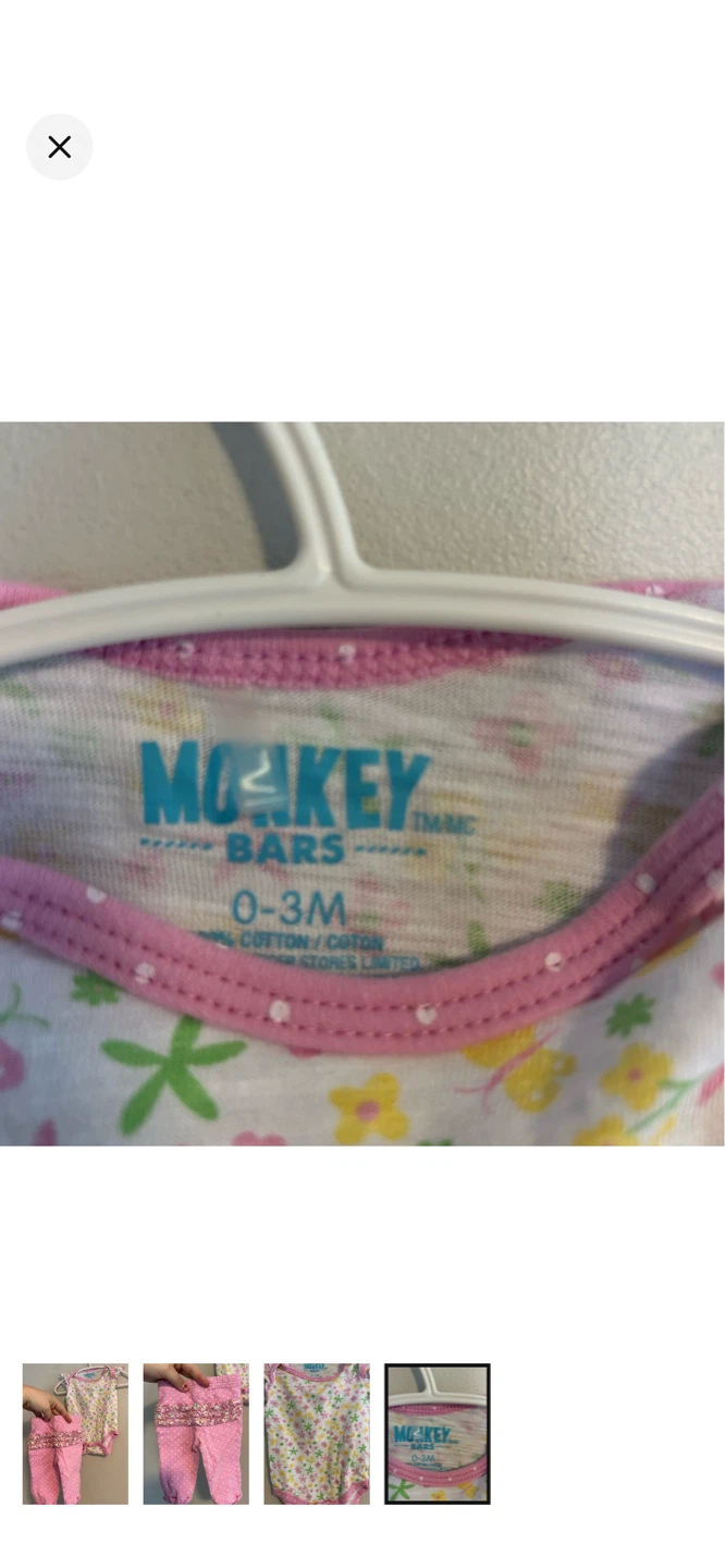 Monkey Bars Baby Outfit 0-3M - photo 4