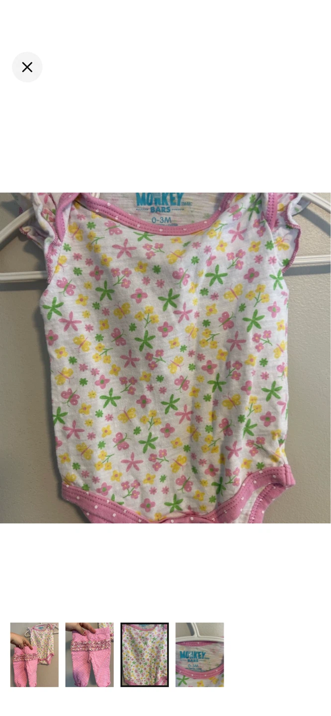 Monkey Bars Baby Outfit 0-3M - photo 3