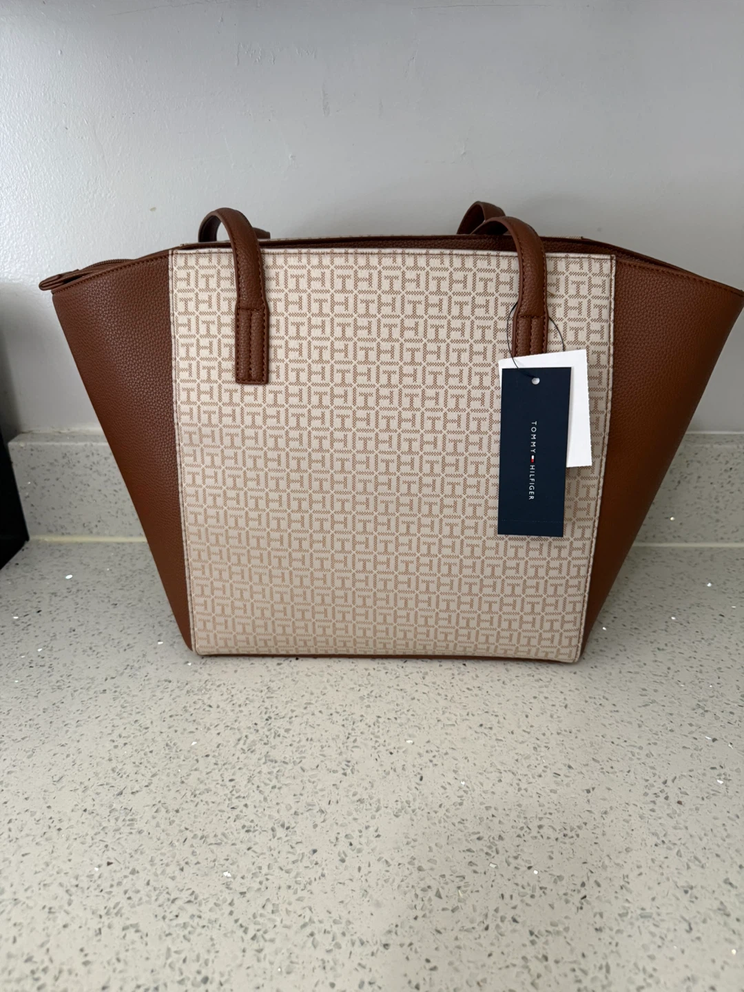 Tommy Hilfiger Tote Bag Brown Monogram - photo 3