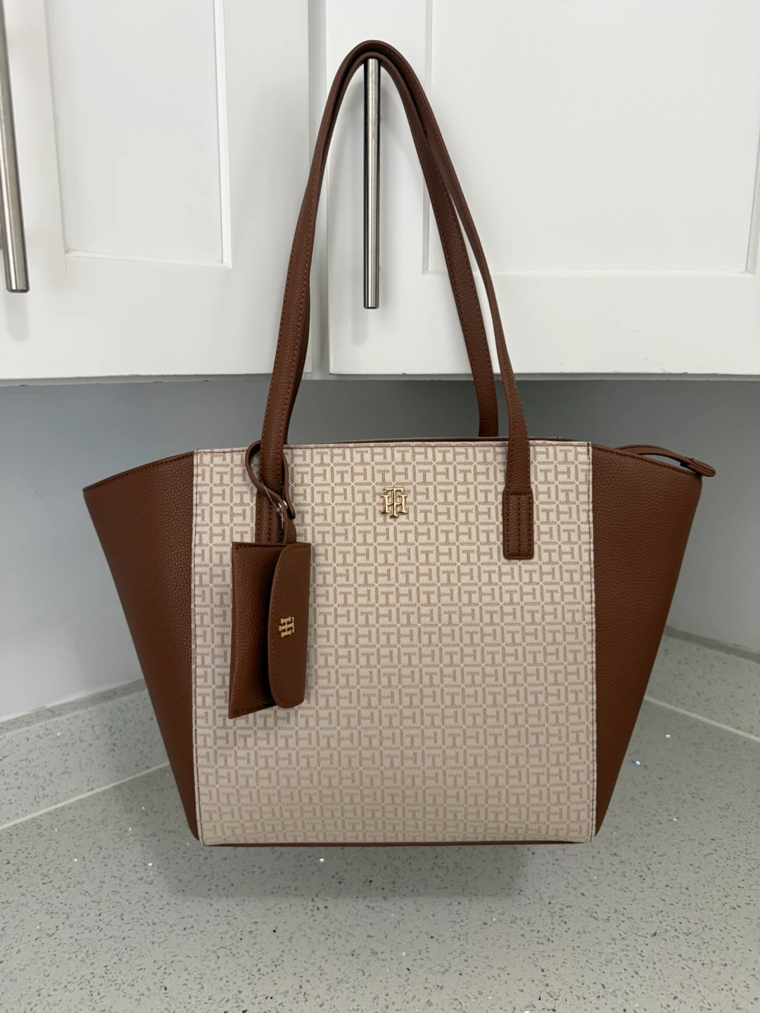Tommy Hilfiger Tote Bag Brown Monogram - photo 2