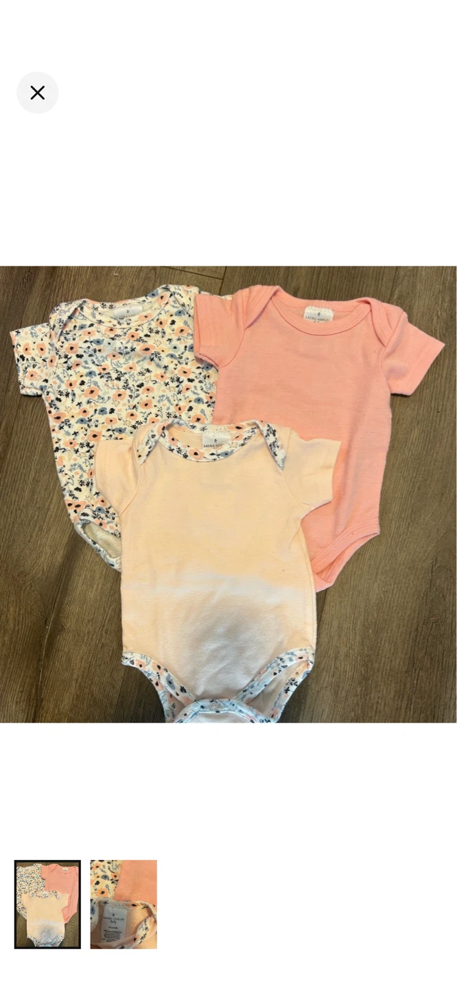 Laura Ashley Baby Bodysuits - 0-3 Months