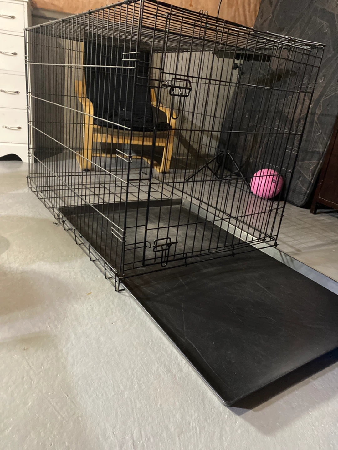 Large Metal Dog Crate - photo 3