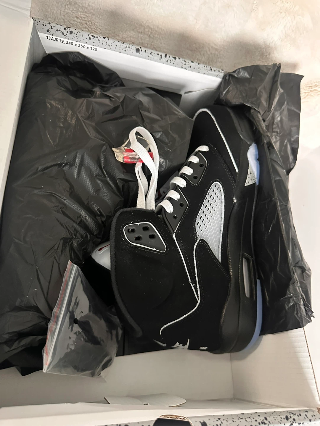 Jordan 5 Retro Black Metallic