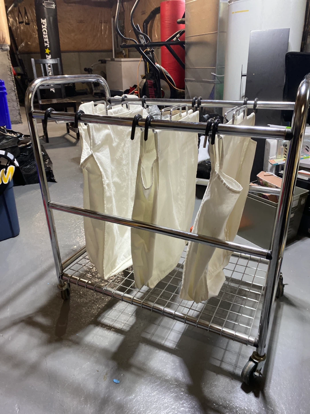 3-Bag Rolling Laundry Sorter Cart - photo 3