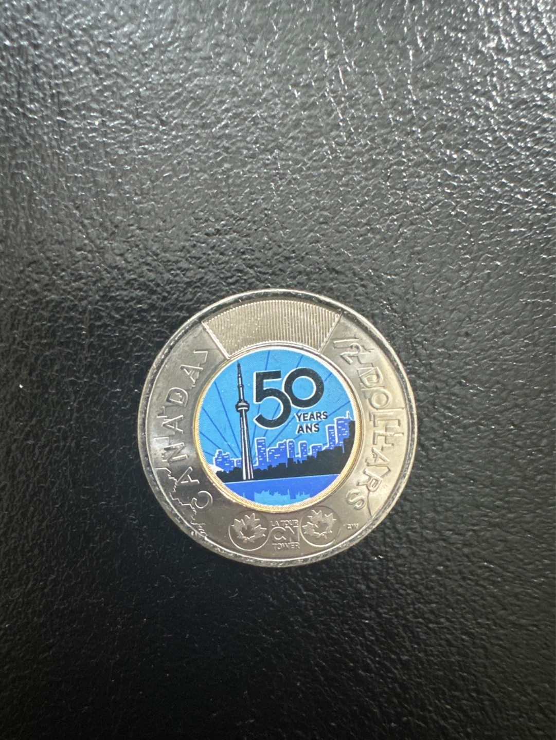 Canada 2 Dollar Coin 50 Years CN Tower