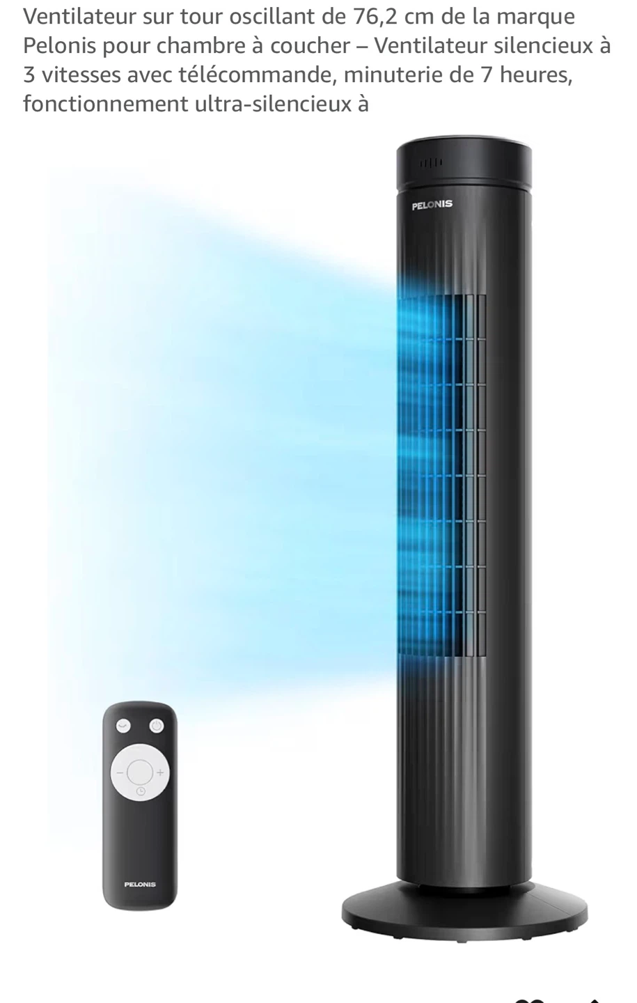 Tower Fan with Remote - photo 3