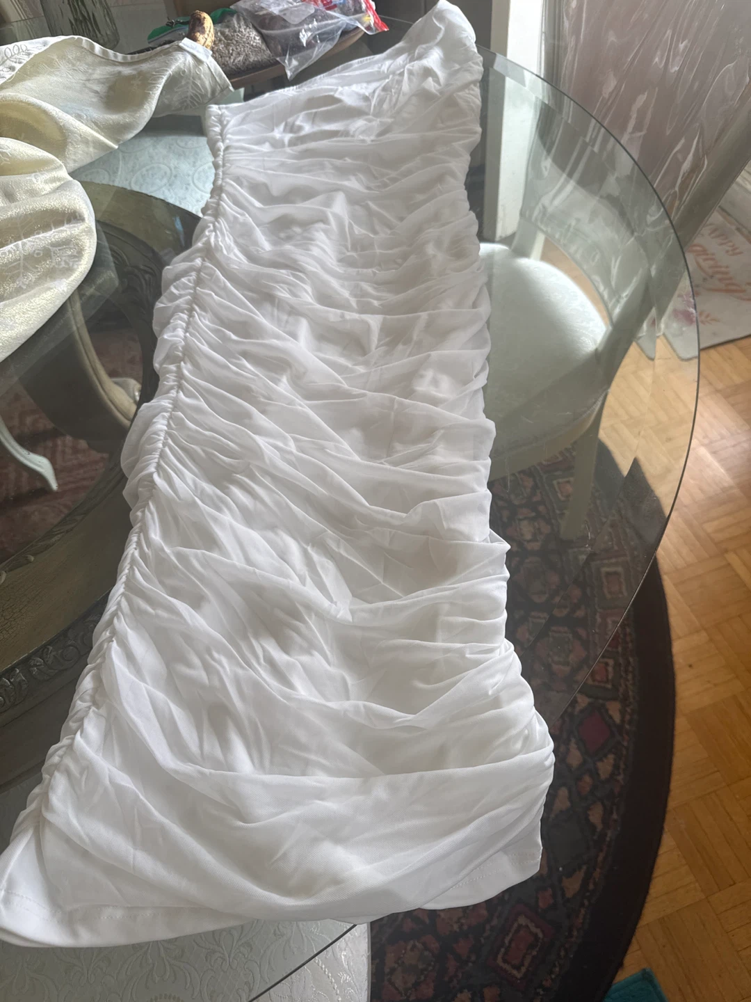 White long dress